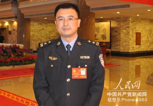 刘奕鹏代表  记者姚奕摄