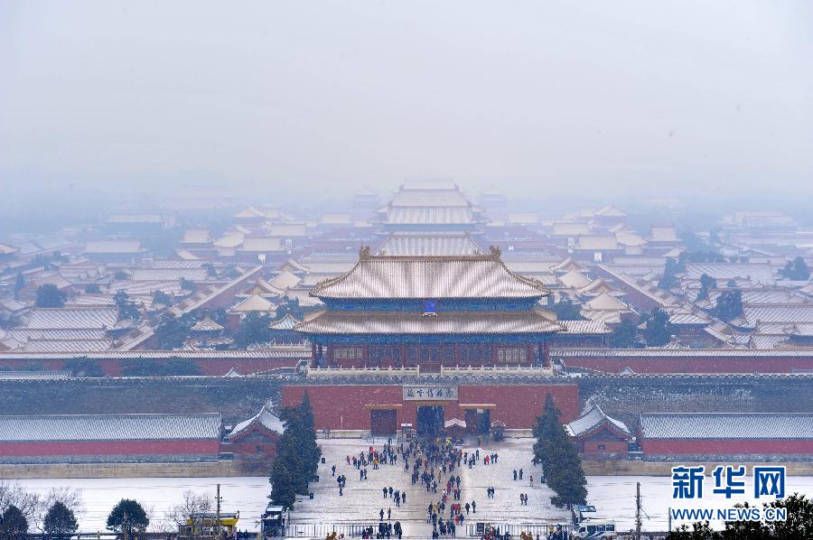 （生态）（19）北京出现降雪天气