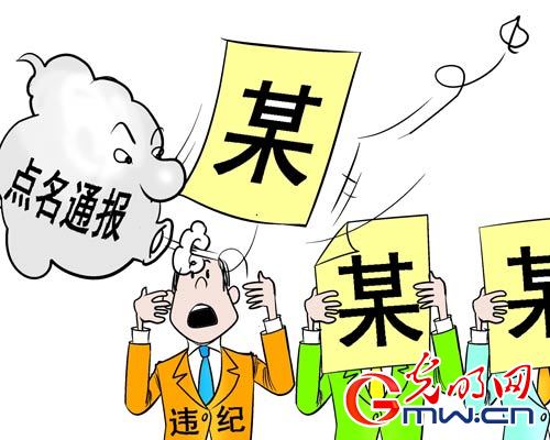 点名通报