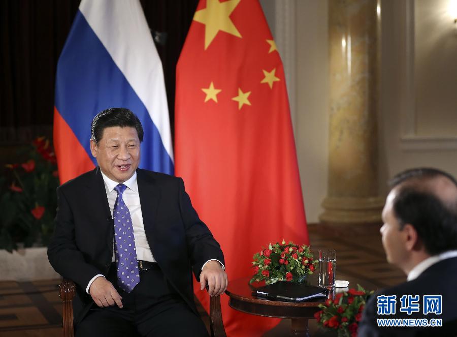 （时政）习近平接受俄罗斯电视台专访
