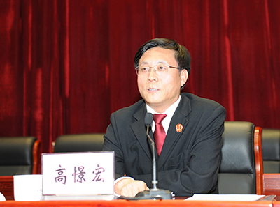天津高院院长高憬宏为刑事审判实务培训班授课