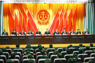 周强：认真学习贯彻十二届全国人大二次会议精神