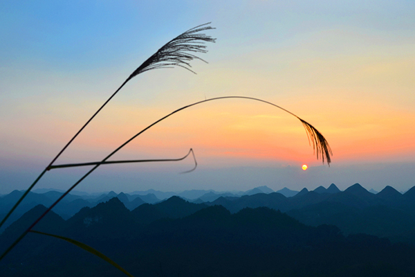 画卷夕阳